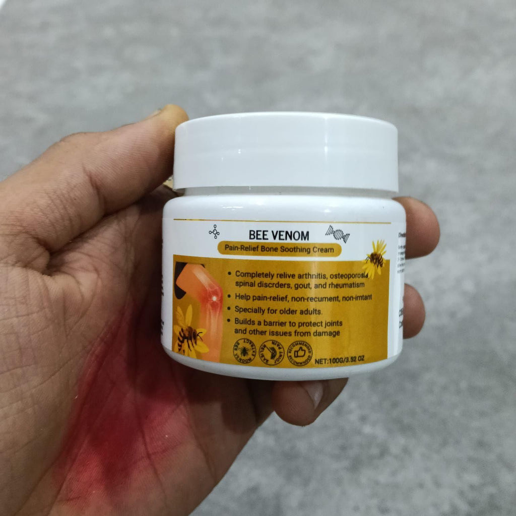 Bee Venom Pain Relief Bone Soothing Cream 100gm Each (Pack of 2)